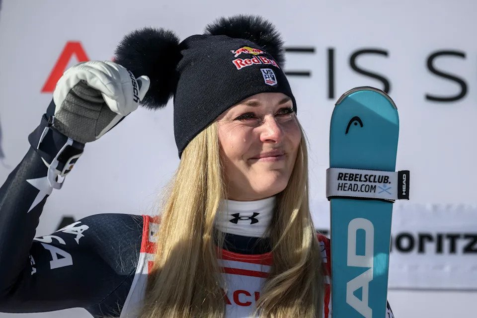 Lindsey Vonn, 41, becomes oldest woman to win World Cup race